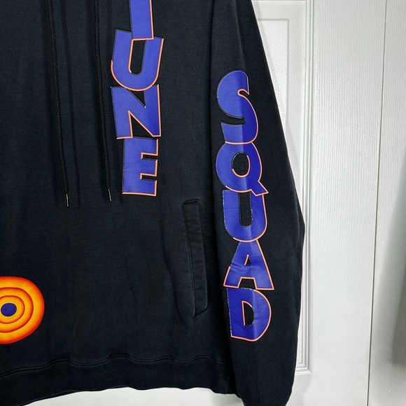 Nike Lebron Space Jam Tune Squad A New Legacy Hoodie Black Spellout Logo Men’s L - Picture 5 of 12